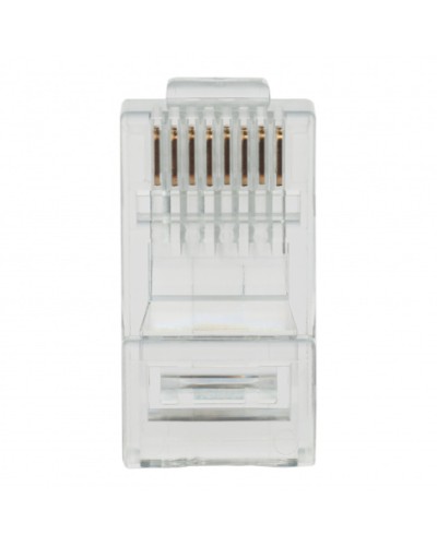 Коннектор (вилка) UTP кат.6 8P8C универсальная, 15U, 3 зубца, упак 100 шт Datarex DR-3003 в Нефтеюганске Коннекторы Pintop.ru