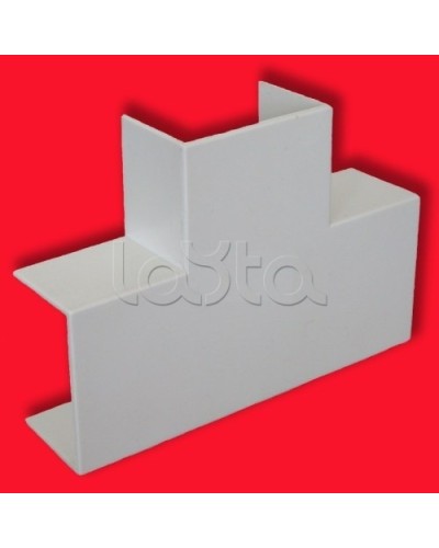 Угол Т-образный для кабель-канала МЕХ, для сечения 20x12,5 Экопласт 72414 в Нефтеюганске Аксессуары для кабель-канала Pintop.ru