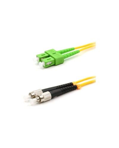 Патч-корд оптический переходной (SM), 9/125 (OS2), SC/APC-FC/UPC, (Duplex), PVC, 5м REXANT 50-2857-1 в Нефтеюганске Патч-корды оптические Pintop.ru