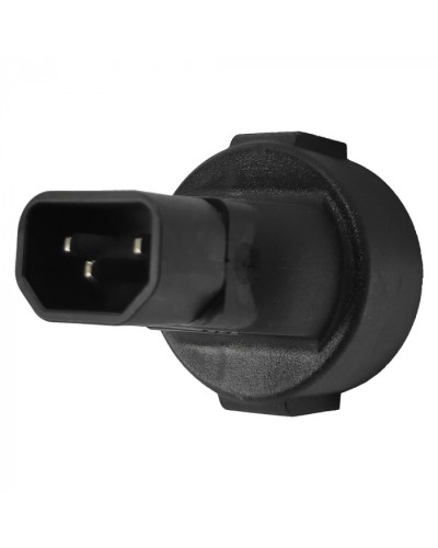 Адаптер переходной, розетка Schuko - вилка C14, 220В, 10А, черный LANMASTER (LAN-PPS/14-BK) в Нефтеюганске Проходные адаптеры и розетки оптические Pintop.ru