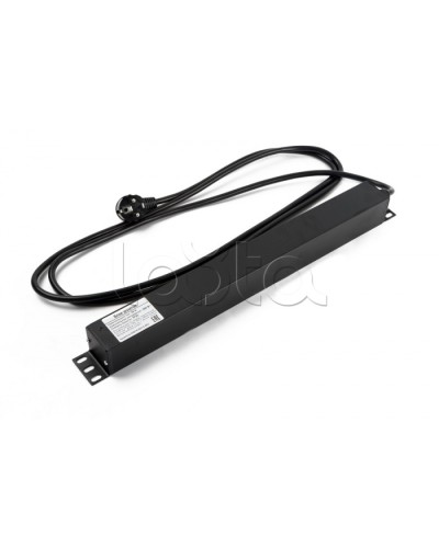 Блок розеток горизонтальный черн Hyperline (SHE19-6SH-2IEC-2.5EU) в Нефтеюганске Блоки розеток Pintop.ru