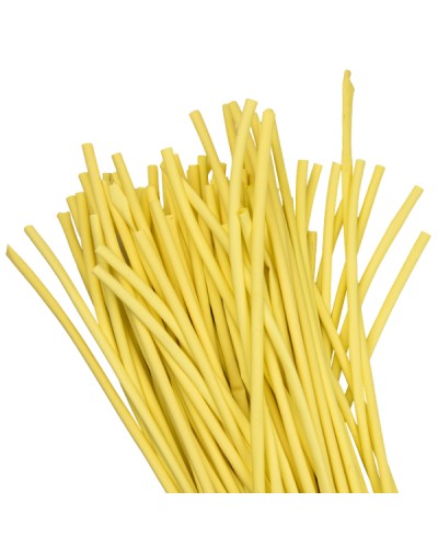 Термоусаживаемая трубка ТУТ нг 4/2 желтая в отрезках по 1м EKF PROxima (tut-4-y-1m) в Нефтеюганске Аксессуары для кабель-канала Pintop.ru