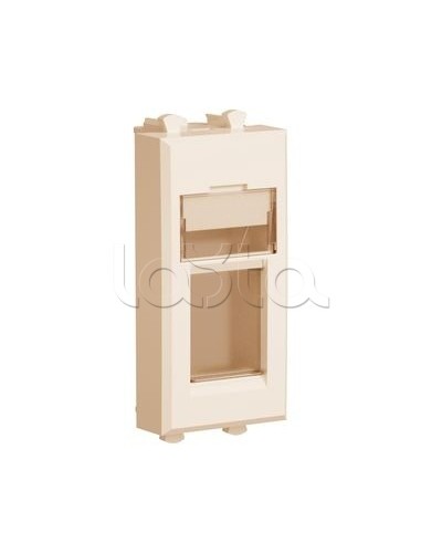 Адаптер для Keystone Ванильная дымка Avanti, 1 мод DKC 4405201 в Нефтеюганске Аксессуары для стоек и шкафов Pintop.ru