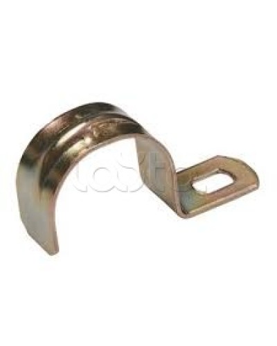 Скоба металлическая однолапковая d14-15 IEK CMAT10-14-100 в Нефтеюганске Держатели, клипсы, скобы Pintop.ru