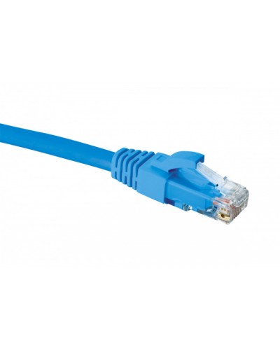 Шнур коммутационный 2хRJ45 U/UTP кат.5e (1 м) Eurolan (21D-U5-01BU) в Нефтеюганске Патчкорды (медные) Pintop.ru