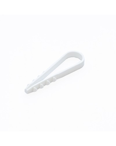 Дюбель-хомут для круглого кабеля d11-18 мм белый (10шт) Промрукав (PR08.6945) в Нефтеюганске Крепеж: Дюбели, шурупы, саморезы Pintop.ru