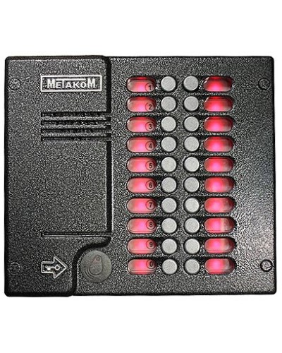 Блок вызова домофона Метаком MK20.2-RFEV в Нефтеюганске Вызывные видеопанели малоабонентные Pintop.ru