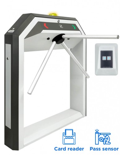 CARDDEX Комплект тумбового турникета со встроенным картоприемником STR-03KEC в Нефтеюганске Турникеты Pintop.ru