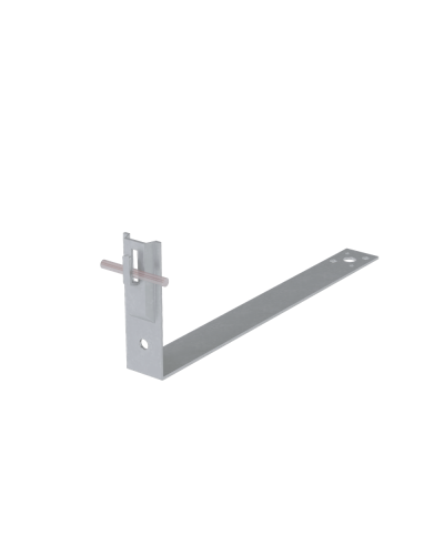 Черепичный держатель зажимной на обрешётку для прутка Ø 5-8 мм L380 мм H100 мм КМ-Профиль (CDZO-L380-D5-8) в Нефтеюганске Держатели, клипсы, скобы Pintop.ru