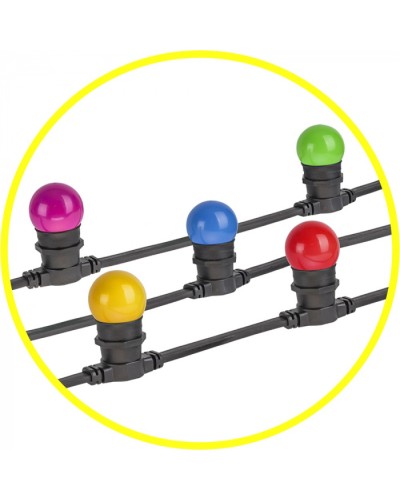 Гирлянда Navigator 93 662 NGF-001-02 (белтлайт 40 10м Е27 черный) в Нефтеюганске Источники света(Лампы) Pintop.ru