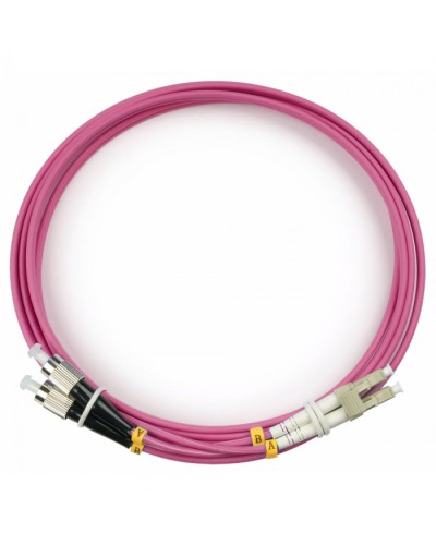 Шнур оптический duplex LC-FC 50/125 mm OM4 2м LSZH Cabeus FOP-50-OM4-LC-FC-2m в Нефтеюганске Патч-корды оптические Pintop.ru