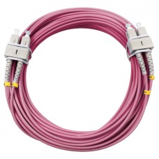 Шнур оптический duplex SC-SC 50/125 mm OM4 10м LSZH Cabeus FOP-50-OM4-SC-SC-10m