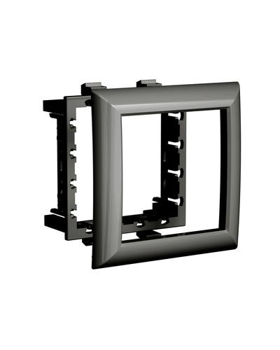 Рамка-суппорт Avanti черный для In-liner Front, 2 мод. DKC 4402912 в Нефтеюганске Аксессуары для лотков Pintop.ru