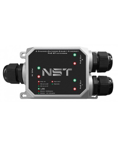 Уличный Ultra PoE удлинитель - коммутатор Gigabit Ethernet до 250м на 3 порта NST NS-EXSW-3GP/W в Нефтеюганске Дополнительное оборудование для сетей Pintop.ru