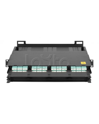 Оптический кросс 19 MTP/MPO NIKOMAX (NMF-RP12-BLANK-CT-MTP-1U-BK) в Нефтеюганске Кросс оптический Pintop.ru