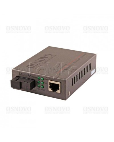 Медиаконвертер Gigabit Ethernet OSNOVO OMC-1000-11S5a в Нефтеюганске Медиаконвертеры Pintop.ru