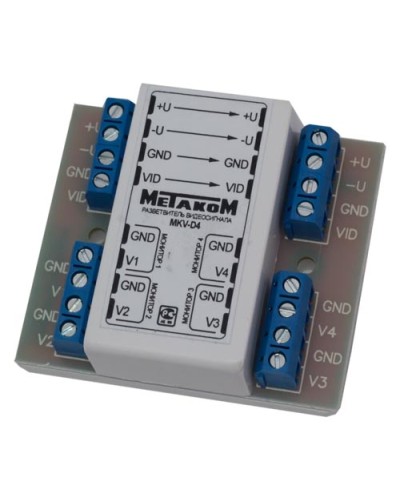 Разветвитель видеосигнала Метаком MKV-D4C в Нефтеюганске Блоки коммутации многоабонентные Pintop.ru