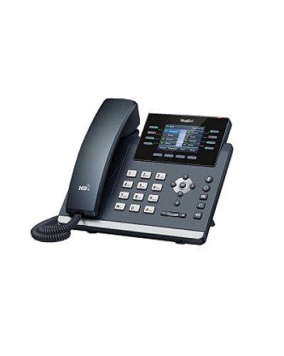 Yealink SIP-T44W - 12 аккаунтов, 2 порта USB, Wi-Fi, цветной экран, BLF, PoE, GigE, без БП, шт в Нефтеюганске Дополнительное оборудование для сетей Pintop.ru