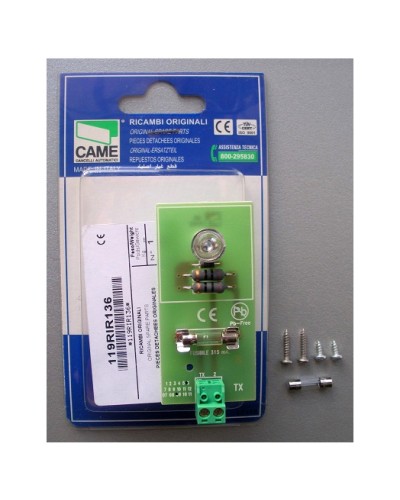 Плата TX DIR Came 119RIR136 в Нефтеюганске Запчасти для шлагбаумов и автоматики Pintop.ru