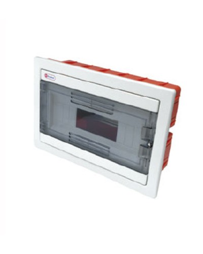 Щиток скрытой установки, 8 модулей, IP40 Экопласт 46008 в Нефтеюганске Боксы для автоматов Pintop.ru