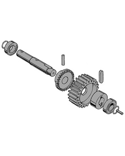 Вал в сборе C-BY Came 119RIC031 в Нефтеюганске Запчасти для шлагбаумов и автоматики Pintop.ru