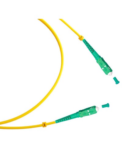 Шнур оптический simplex SC/APC-SC/APC 9/125 sm 15м LSZH Cabeus FOP(s)-9-SC/APC-SC/APC-15m в Нефтеюганске Патч-корды оптические Pintop.ru