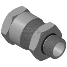 Кабельный ввод с резьбой М32х1,5 мм для открытой прокладки кабеля с проходным диаметром d=20-24 мм Спектрон КВН-24-Н-32х1,5