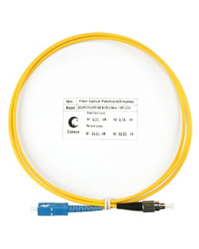 Шнур оптический simplex SC-FC 9/125 SM 1.5 м LSZH в Нефтеюганске Патч-корды оптические Pintop.ru