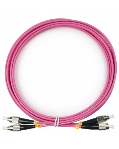 Шнур оптический duplex FC-FC 50/125 mm OM4 2м LSZH в Нефтеюганске Патч-корды оптические Pintop.ru