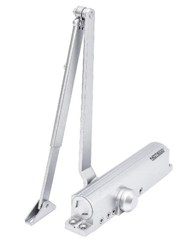 Доводчик NOTEDO DC-030-130 EN2-5, с рычажной тягой, DA+BC, (белый) в Нефтеюганске Доводчики Pintop.ru