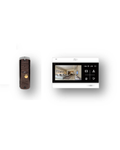 Комплект видеодомофона Fox FX-VD5SL-KIT АГАТ 5B КОМПЛЕКТ (FX-CP7) в Нефтеюганске Комплекты домофонов Pintop.ru