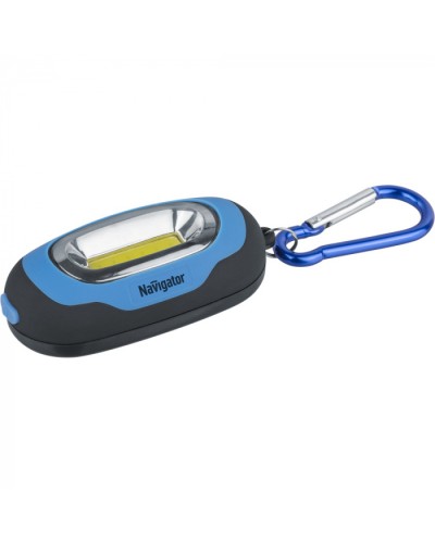 Фонарь Navigator 93 659 NPT-KC07-B-2CR2032 брелок пласт.1COB LED(1Вт) 3 реж.син в Нефтеюганске Дополнительное оборудование для СКУД Pintop.ru