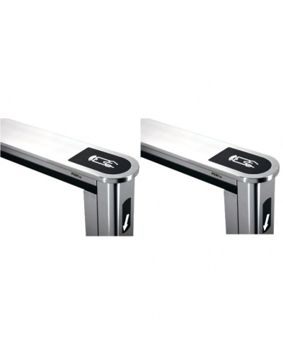 Комплект крышек (2 шт)из нержавеющей стали для турникета PERCo-STC-01S в Нефтеюганске Ограждения Pintop.ru