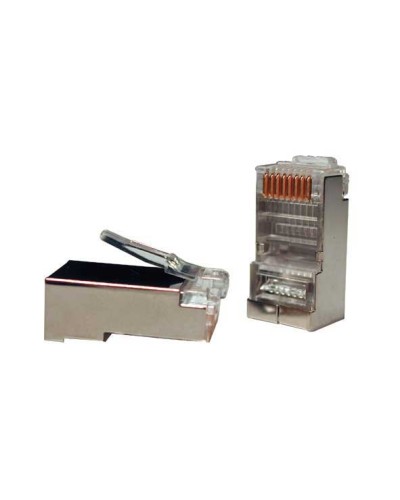 Разъем RJ-45 кат.5е под витую пару Cabeus 8P8C-SH в Нефтеюганске Коннекторы и разъемы Pintop.ru