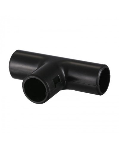 Тройник (2 част.) для труб D25мм (черный)Экопласт (41325-BL) - TI20G Тройник (2 част.) для труб D25мм, цвет чёрныйЭкопласт в Нефтеюганске Повороты, муфты, тройники Pintop.ru