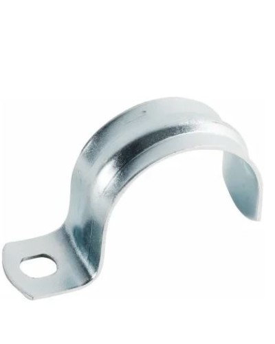 Скоба оцинк. с одним отверстием, для трубы D32мм (100 шт/уп) Экопласт (43732) - Скоба оцинкованная с одним отверстием, для трубы D32мм Экопласт в Нефтеюганске Держатели, клипсы, скобы Pintop.ru