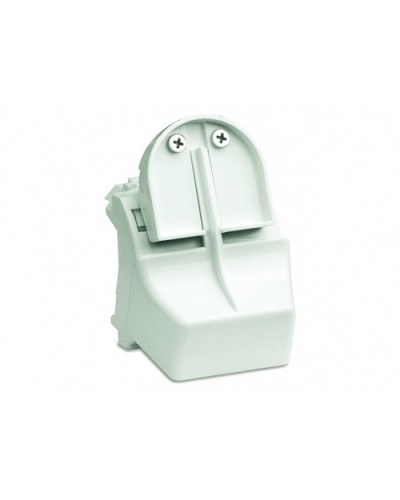 Адаптер для оптоволоконных разъемов 2хST, c системой пломбировки, белый, 2мод. DKC 76618B в Нефтеюганске Аксессуары для стоек и шкафов Pintop.ru