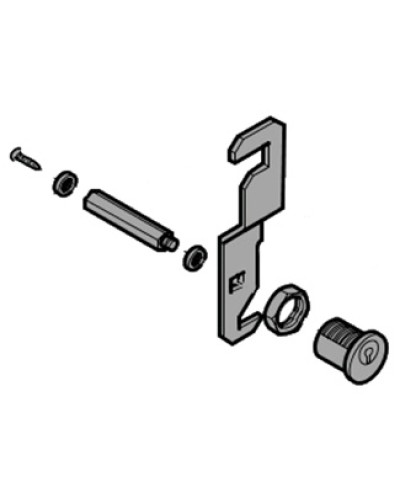 Замок дверцы G4040 Came 119RIG411 в Нефтеюганске Запчасти для шлагбаумов и автоматики Pintop.ru