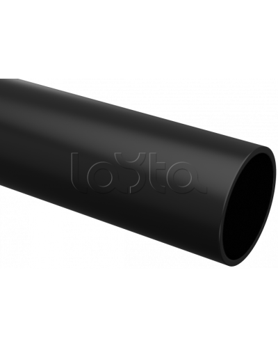 Труба гладкая жесткая ПВХ D=20мм черная 3м (93м/компл) IEK (CTR10-020-K02-093) в Нефтеюганске Гладкая труба Pintop.ru