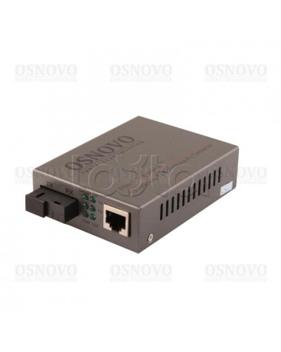 Медиаконвертер Fast Ethernet OSNOVO OMC-100-11S5a в Нефтеюганске Медиаконвертеры Pintop.ru