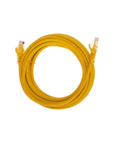 Патч-корд U/UTP, CAT 6, RJ45-RJ45, 26AWG, LSZH, желтый, 5м REXANT 02-0295-5 в Нефтеюганске Патчкорды (медные) Pintop.ru