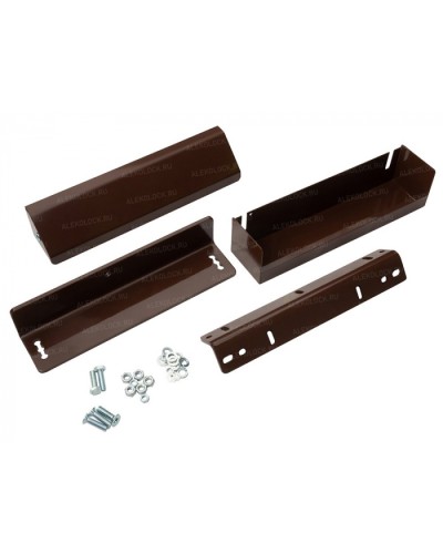 Комплект монтажный для замков ALM-300P и ALM-400P ALeko МК 300-400-IN (коричневый) в Нефтеюганске Дополнительное оборудование для СКУД Pintop.ru