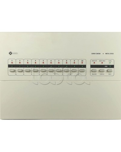 Блок связи на 10 каналов МЕТА 17555 в Нефтеюганске Система оповещения и трансляции Мета Pintop.ru