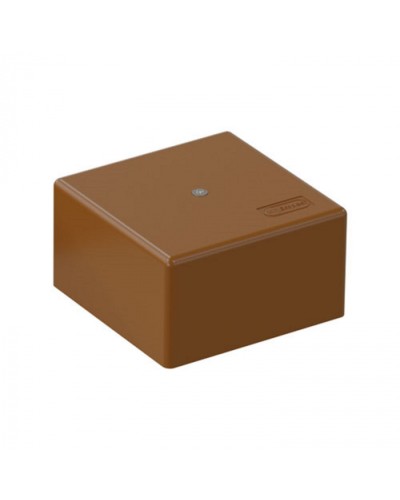 SD3 Коробка распределительная для о/п, для монтажного пистолета 75x75x40мм, 12 пар 10мм2, (корич.) Экопласт (72936B) в Нефтеюганске Распределительные коробки Pintop.ru