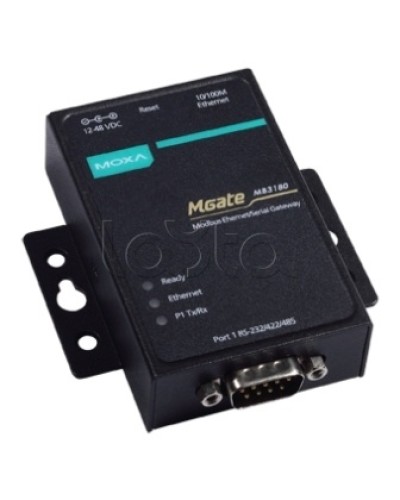 Преобразователь Modbus-RTU/ASCII в Modbus/TCP Moxa MGATE MB3180 в Нефтеюганске Дополнительное оборудование для ОПС Pintop.ru