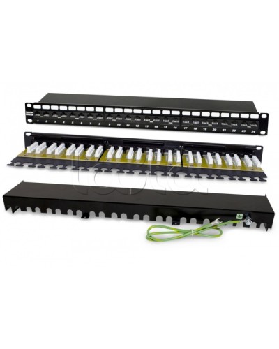 Патч-панель Hyperline PP2-19-24-8P8C-C6A-110D в Нефтеюганске Патч панель Pintop.ru