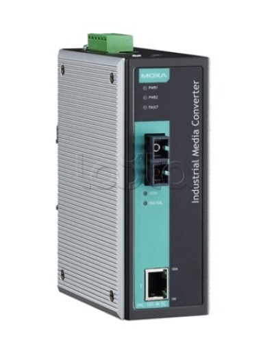 Медиаконвертер Ethernet 10/100BaseTX в 100BaseFX (SC) Moxa IMC-101-S-SC-T в Нефтеюганске Дополнительное оборудование для ОПС Pintop.ru