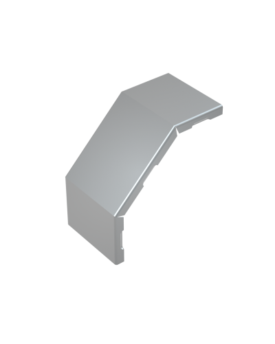 Крышка внешнего вертикального угла 90 гр. 300 мм КМ-Профиль (KVL90-300) в Нефтеюганске Аксессуары для лотков Pintop.ru