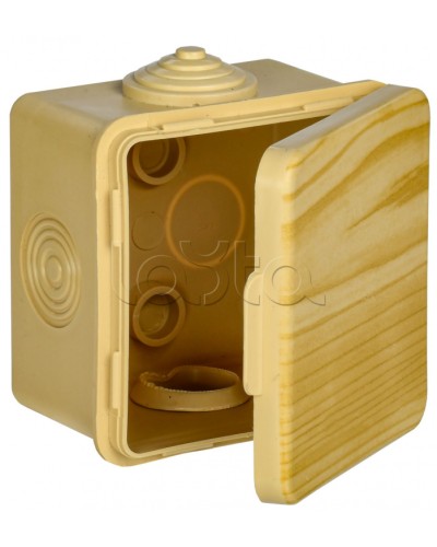 Коробка расп. КМ для о/п D=85х40мм IP54 4 вв. сосна IEK (UKO21-085-040-000-K34-54) в Нефтеюганске Распределительные коробки Pintop.ru