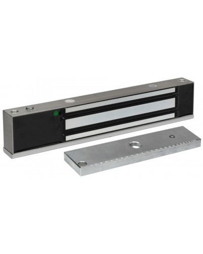 Smartec ST-EL323DLW-SS - Электромагнитный замок, уличное исполнение, СИД, датчик положения двери, IP68, нержавеющая сталь, усилие 320-340 кг. в Нефтеюганске Электромагнитные замки Pintop.ru